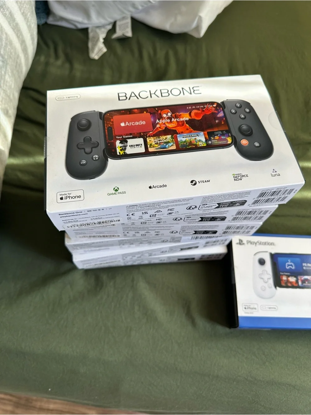 Lightning Backbone bundle! 6 for XBox and 1 for PlayStation!